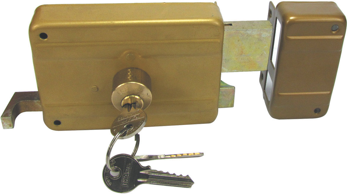 Icsa Locks & Cylinders Lockset Rim Lock 210 E/60 - “icsa - Italy” Security Lock Hardware Premium Hardware for Door Cabinet Window Furniture and Interi